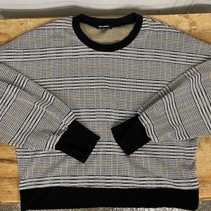 525 America Plaid Glen Plaid Pullover Crew Neck‎ - Women's Size Medium